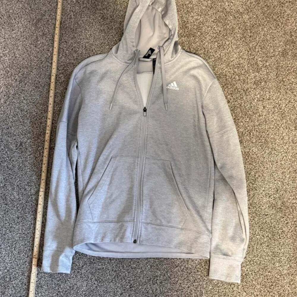 Adidas I Am Sport Gameday or Any Day Zip Up Hoodie Gray